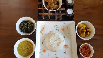 Couples dining