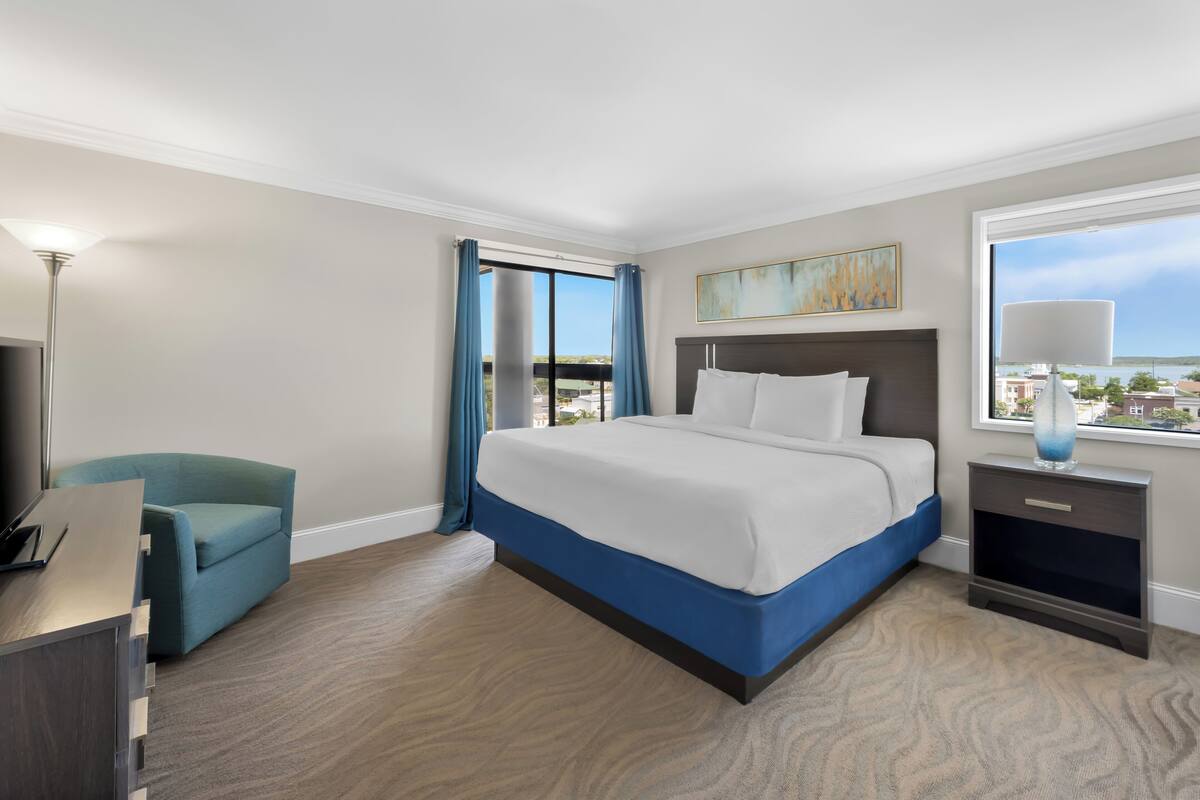 Standard Room, 1 Queen Bed, Non Smoking | Desk, iron/ironing board, free WiFi, alarm clocks