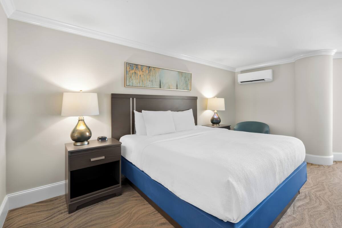 Studio Suite, 1 King Bed, Canal View | Desk, iron/ironing board, free WiFi, alarm clocks