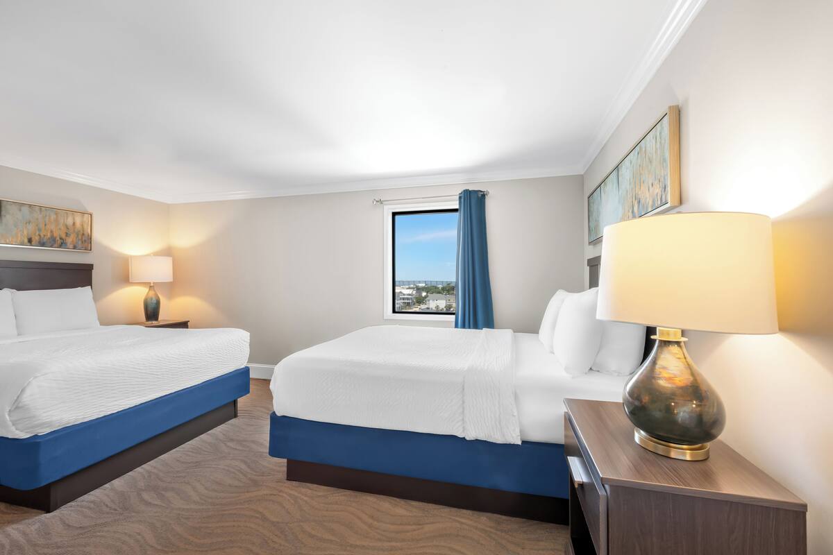 Studio Suite, 2 Queen Beds, City View | Desk, iron/ironing board, free WiFi, alarm clocks