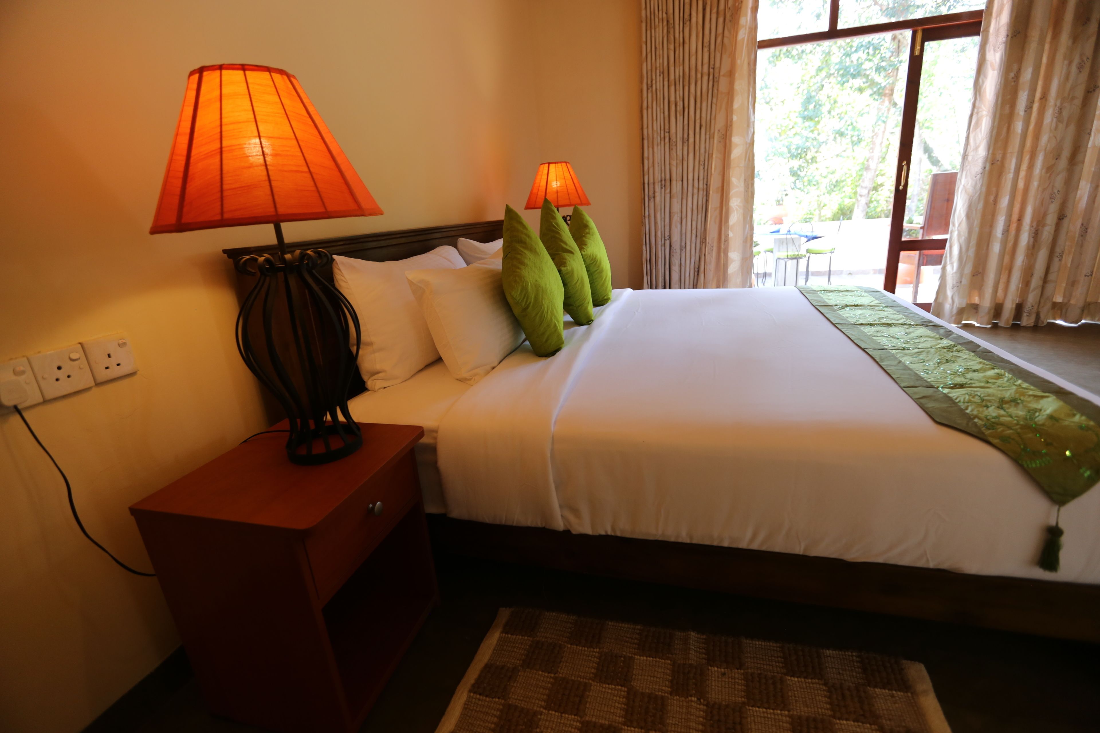 Biệt thự dành cho gia đình, 2 phòng ngủ, quang cảnh vườn | Bộ đồ giường cao cấp, minibar, két bảo mật tại phòng, bàn 