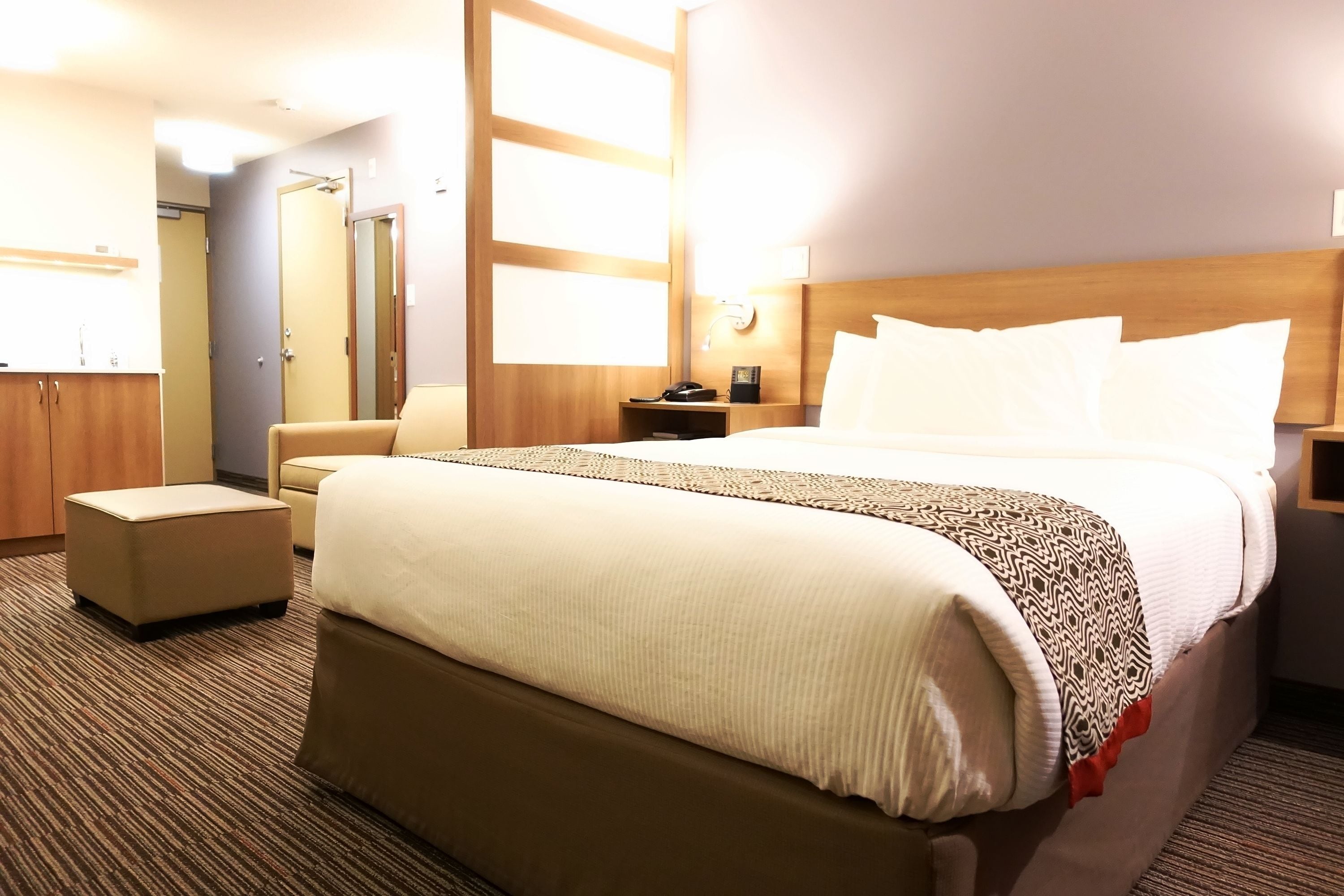 suite, 1 queen bed with sofa bed, non smoking, refrigerator | in-room safe, desk, laptop workspace, soundproofing