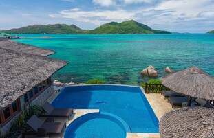 Outdoor pool, open 9:00 AM to 7 PM, pool umbrellas, sun loungers