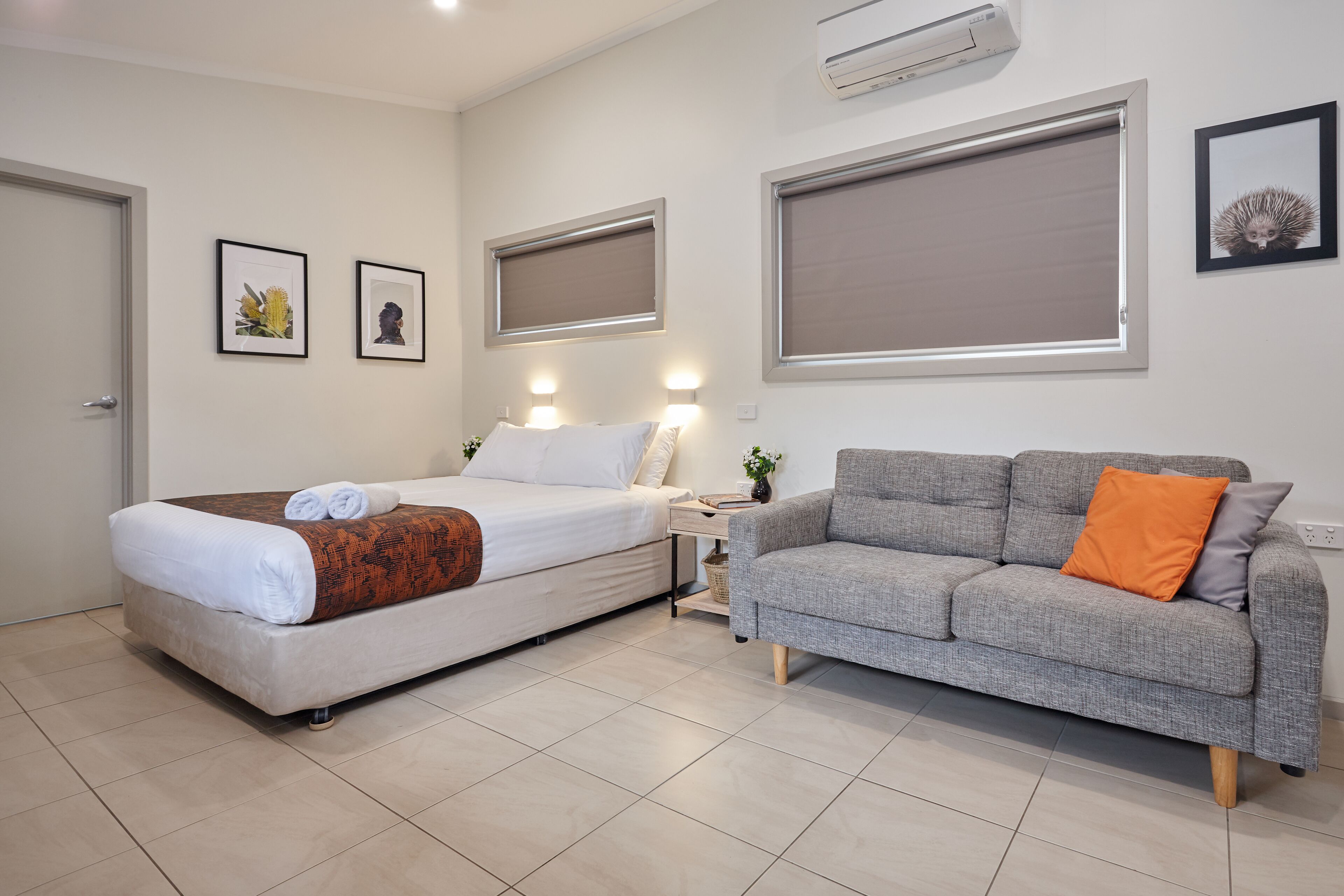 Premium bedding, individually decorated, individually furnished