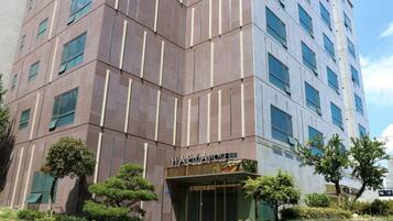 Voorkant van accommodatie