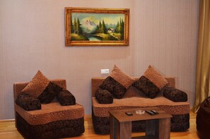 公寓, 1 间卧室, 阳台 | 起居区 | LED 电视