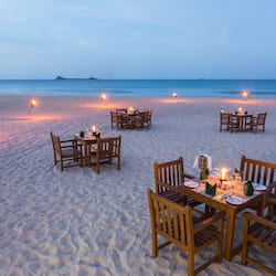 On the beach, white sand, scuba diving, snorkeling