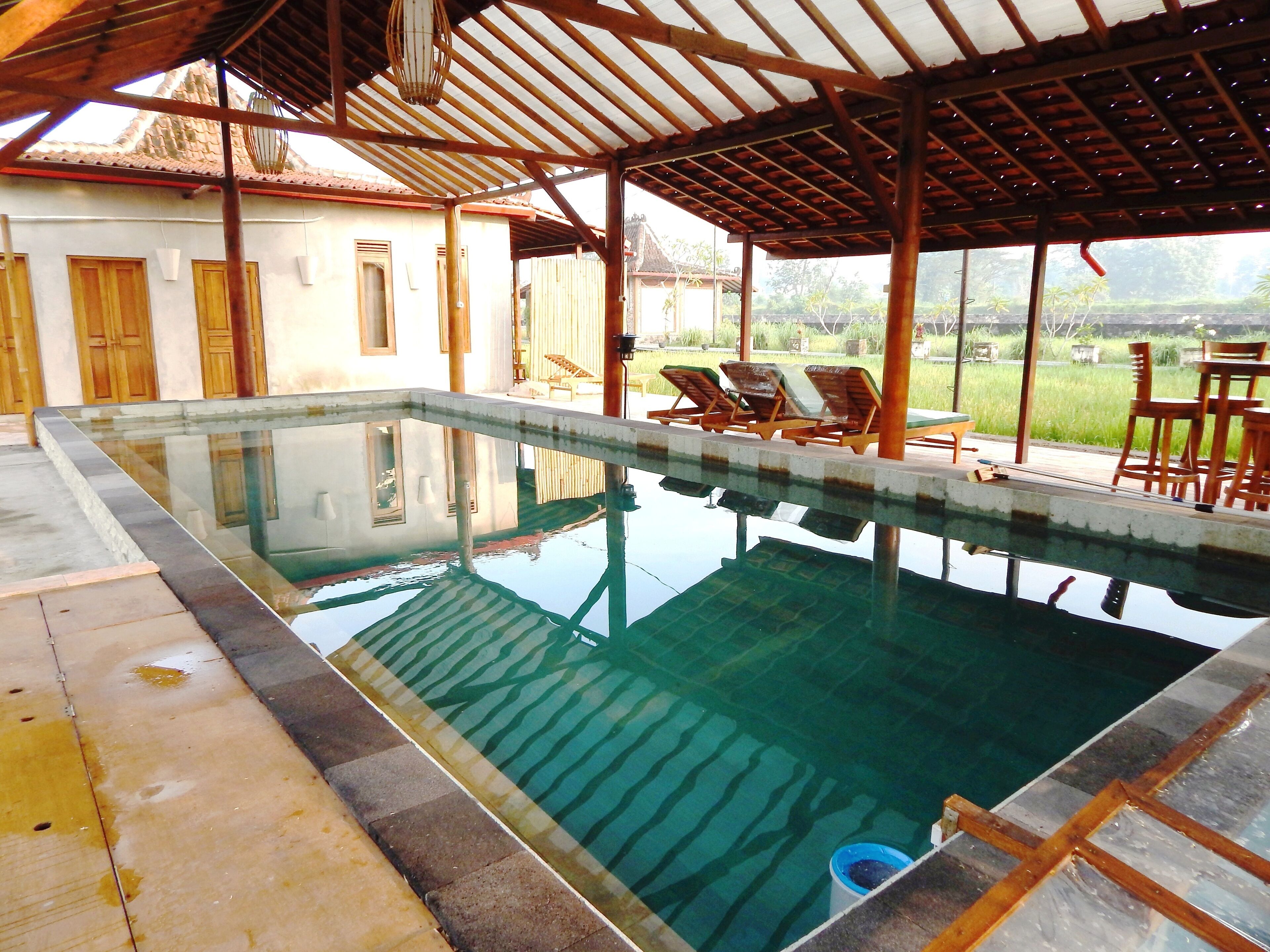 Vila família, 2 quartos, vista para o jardim, ao lado da piscina | Terraço/pátio