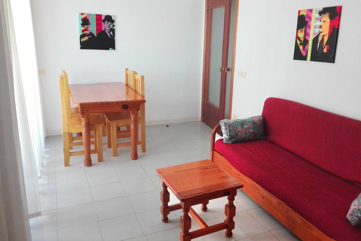 Departamento, 1 habitación, Terraza | Sala de estar | Televisión