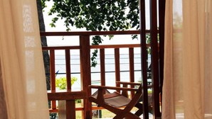 Balcony - Pirogue Lodge (Praslin Island)