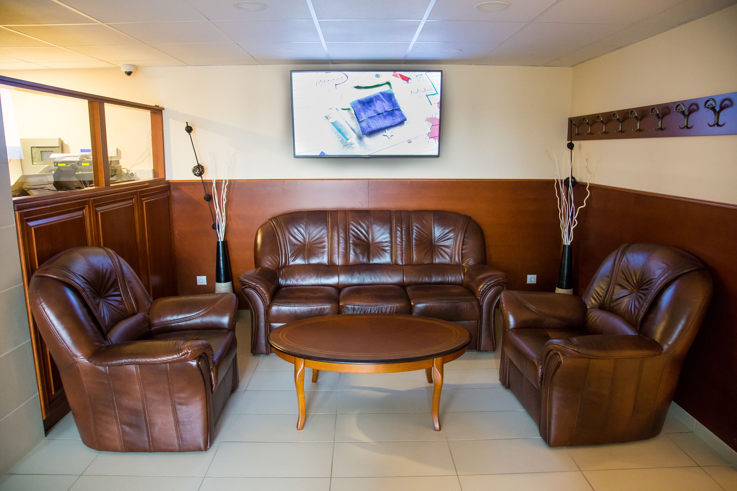 Lobby sitting area