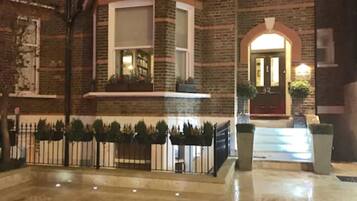 Front of property – evening/night