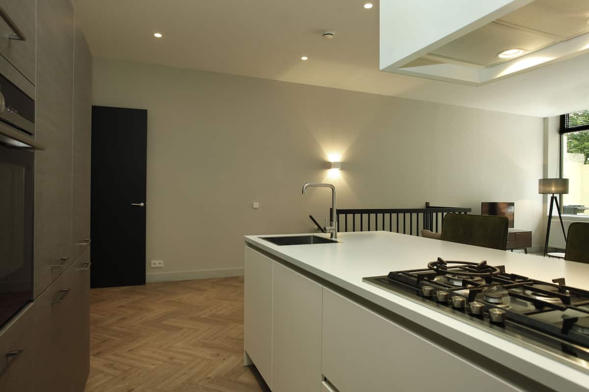 Apartment, 2 Bedrooms, Garden Area (Souterrain - split level) | Private kitchen | Full-sized fridge, microwave, oven, stovetop