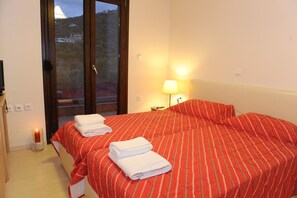 3 camere, biancheria da letto di alta qualità, una cassaforte in camera