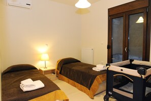 3 camere, biancheria da letto di alta qualità, una cassaforte in camera