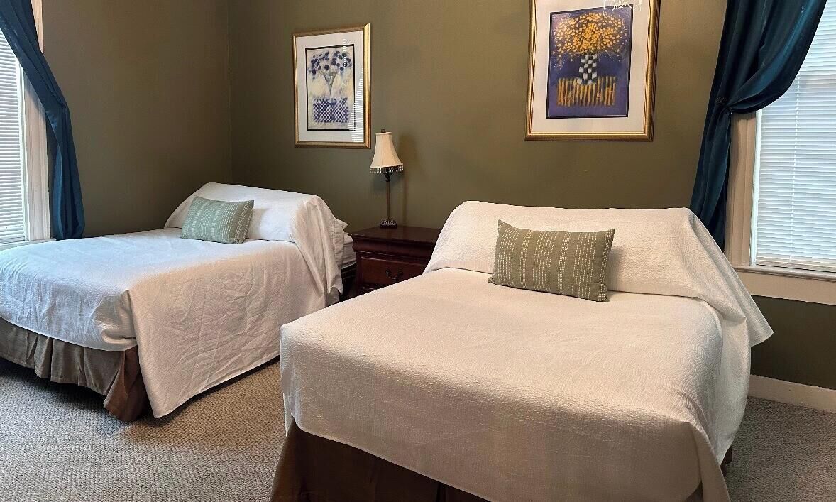 Traditional Room, Two Full Beds (Room #1 - 2nd Fl - No Elevator) | Iron/ironing board, bed sheets