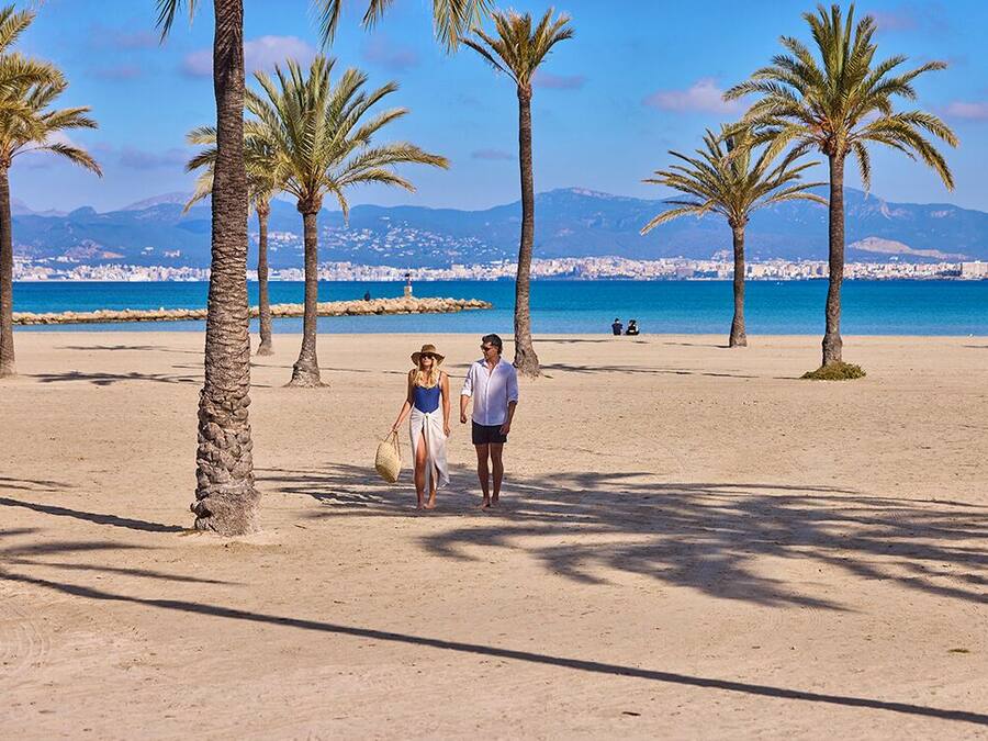 Vlak bij het strand, wit zand