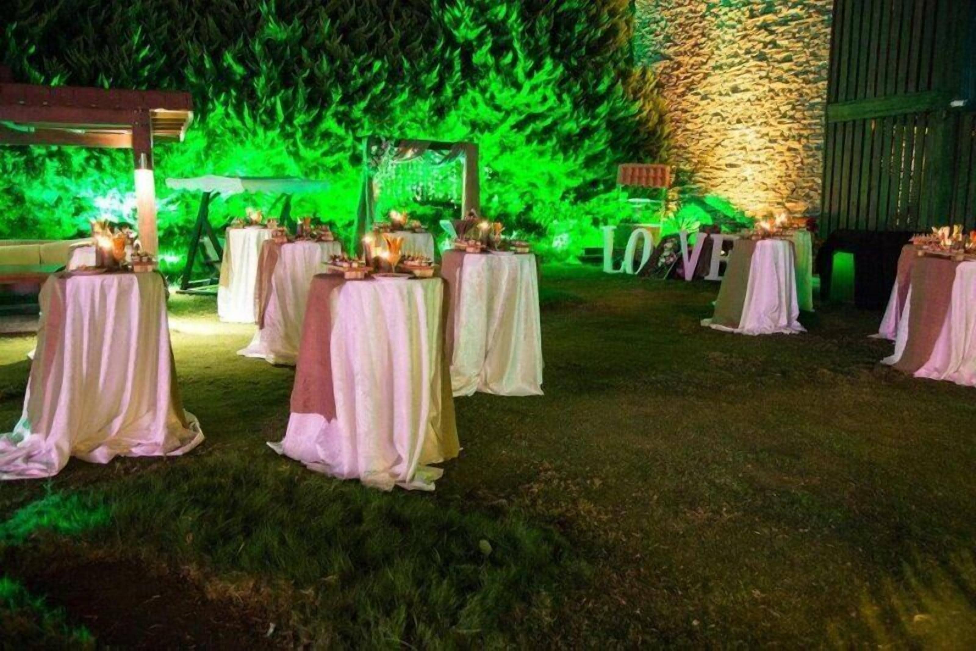 Espace banquet en plein air