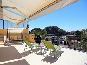 Apartment, 1 Bedroom, Terrace, Sea View | Terrace/patio