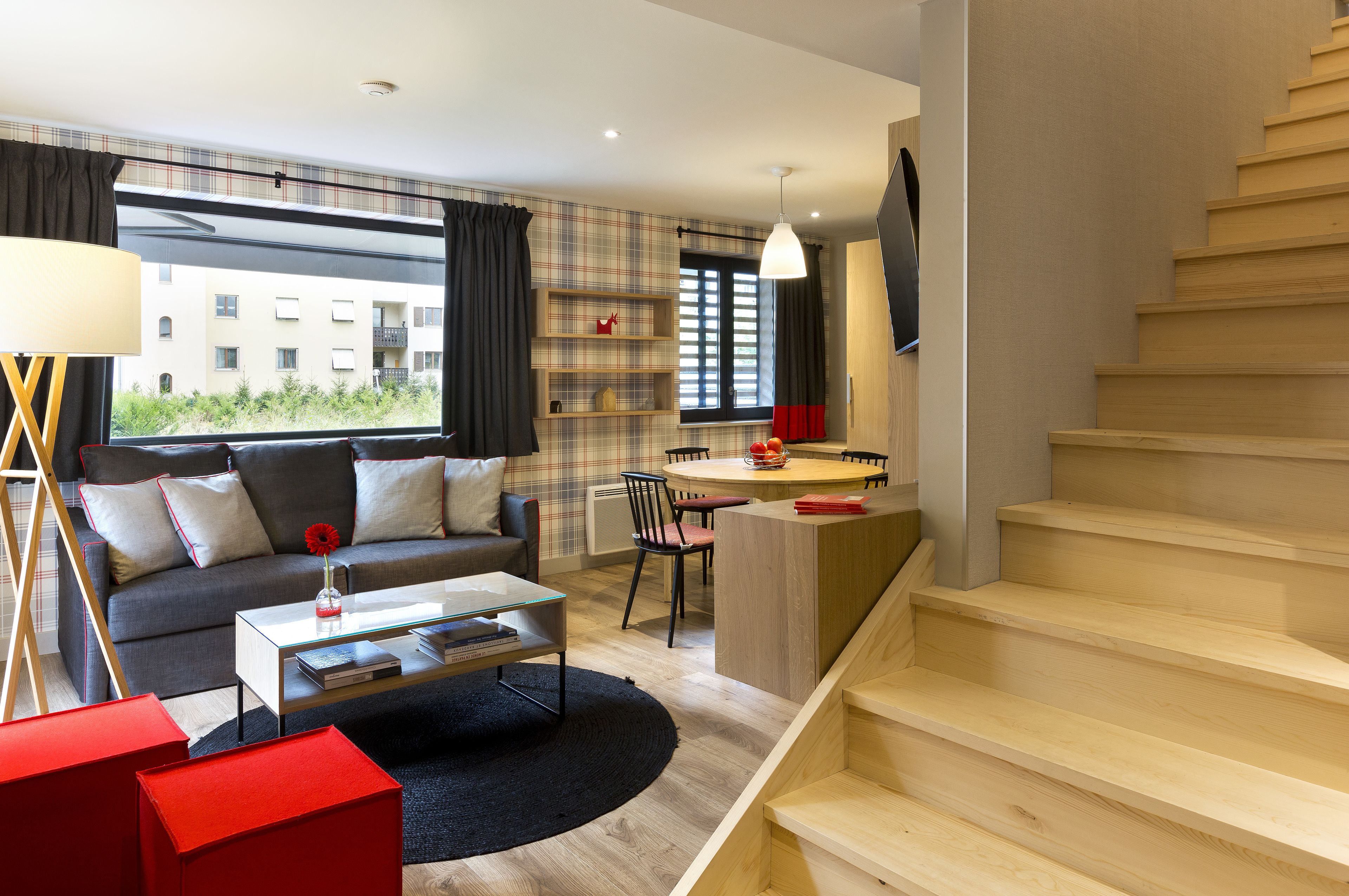 appartement le goûter - maison betty | living room | 43-inch flat-screen tv with satellite channels, tv, dvd player