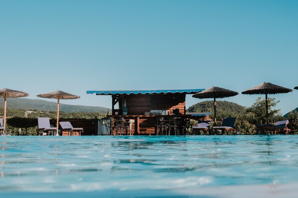 Poolside bar