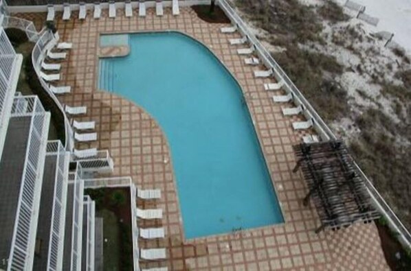 Indoor pool, outdoor pool, pool loungers