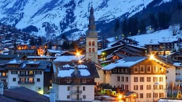 Blick von der Unterkunft