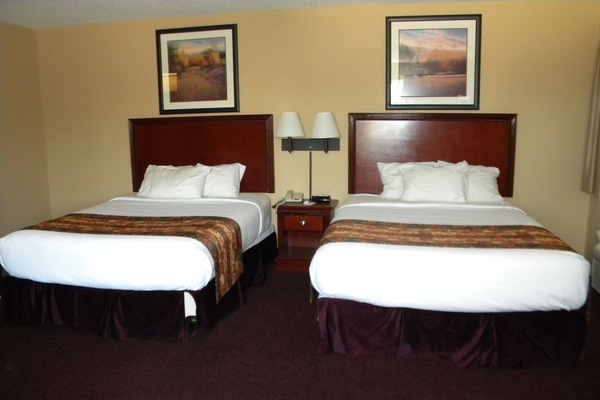 Standard Room, 2 Queen Beds | Pillowtop beds, desk, free cribs/infant beds, free rollaway beds