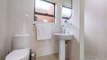 The Aviary (3 sleeper) | Bathroom | Hair dryer, towels, soap, shampoo