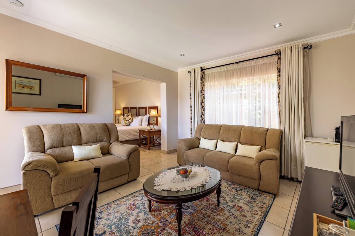 The Mountains Suite | Premium bedding, in-room safe, individually decorated, laptop workspace