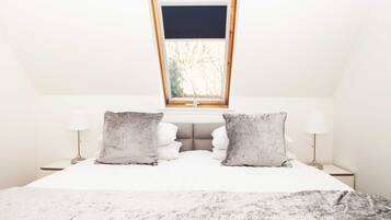 Superior-mökki, esteetön, kylpyhuone makuuhuoneen yhteydessä