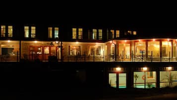 Front of property – evening/night