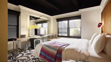 Standard Room, 1 King Bed (Medium Mama) | 1 bedroom, premium bedding, in-room safe, individually decorated