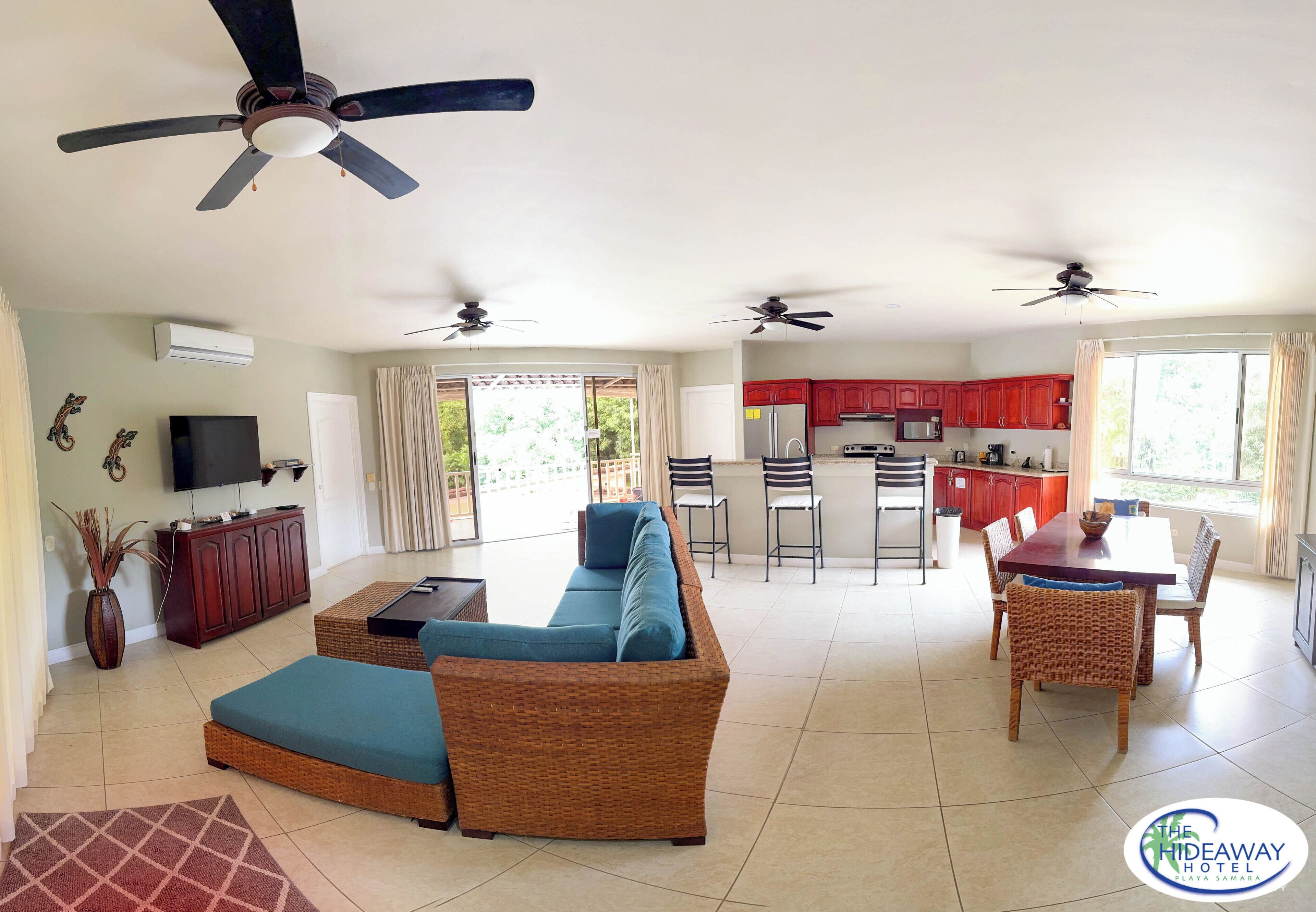 penthouse | living area | tv