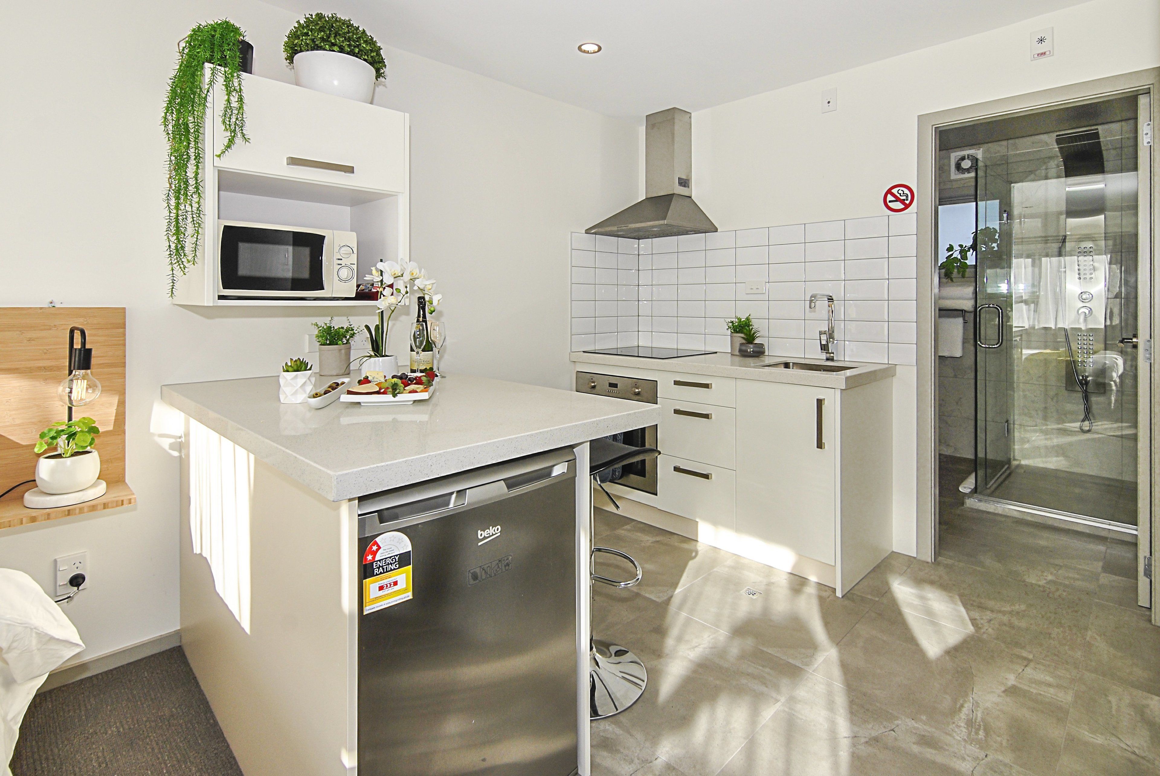 Family Suite, 1 Bedroom | Private kitchen | Fridge, electric kettle