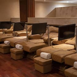 Sauna, steam room, Swedish massages, Thai massages, facials