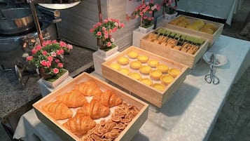 Dagelijks ontbijtbuffet (CNY 58 per persoon)