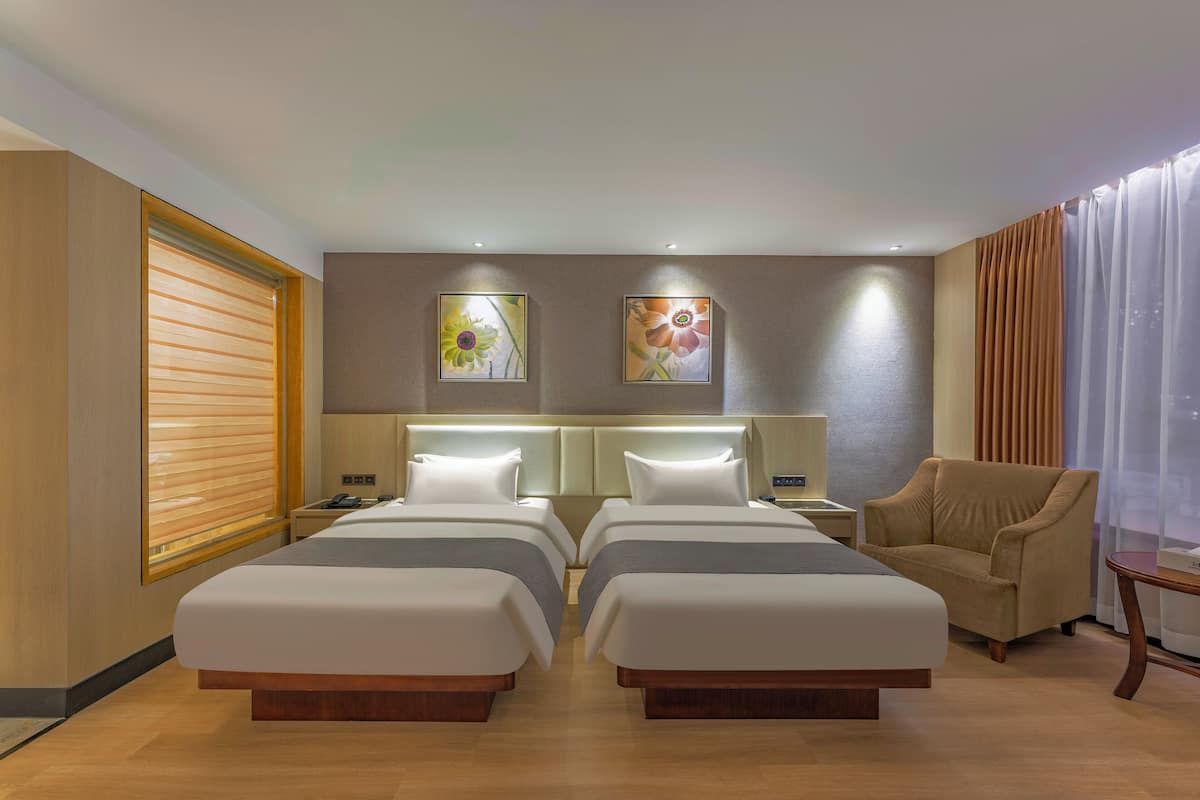 1 habitación, ropa de cama de alta calidad y cubrecamas