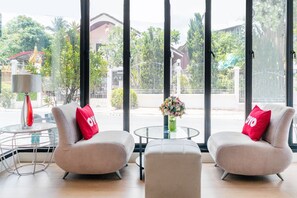 Sala de estar en el lobby