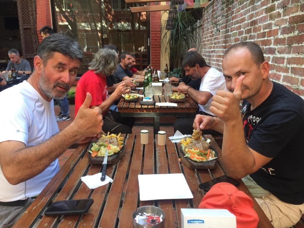 Breakfast, lunch, dinner served; international cuisine 