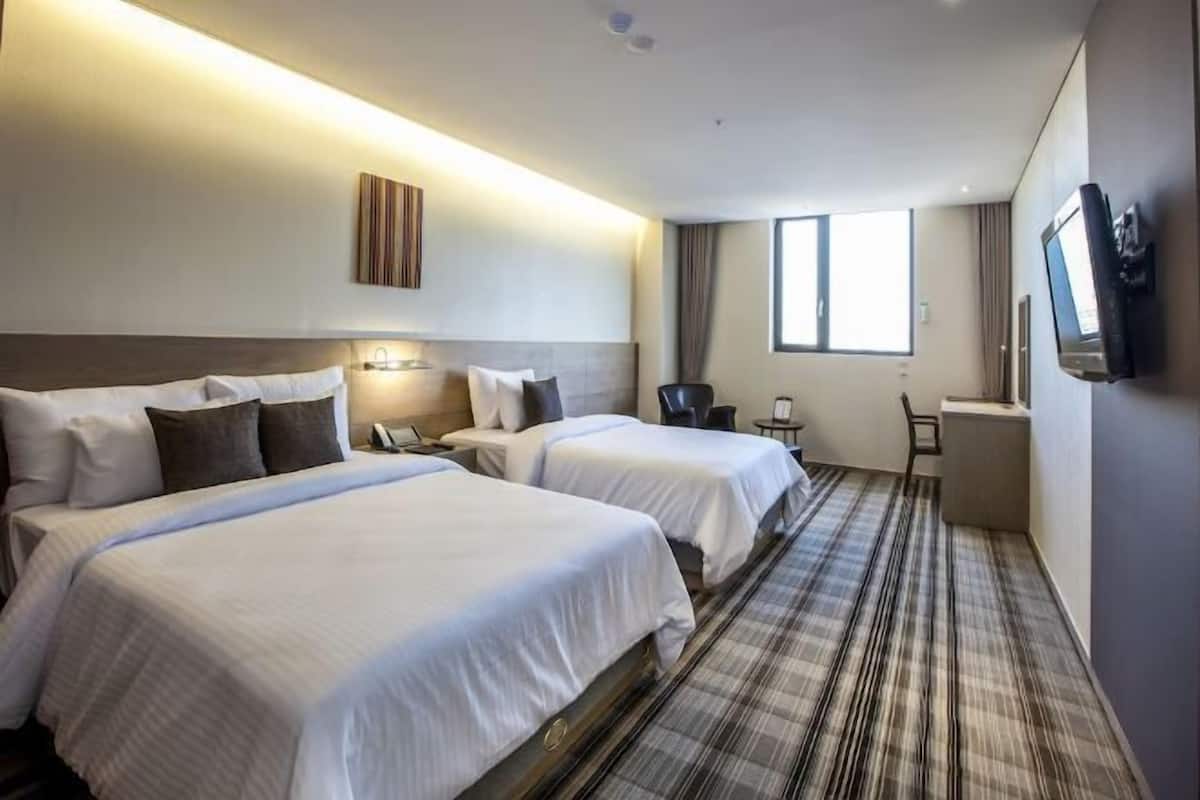 1 habitación y ropa de cama de alta calidad