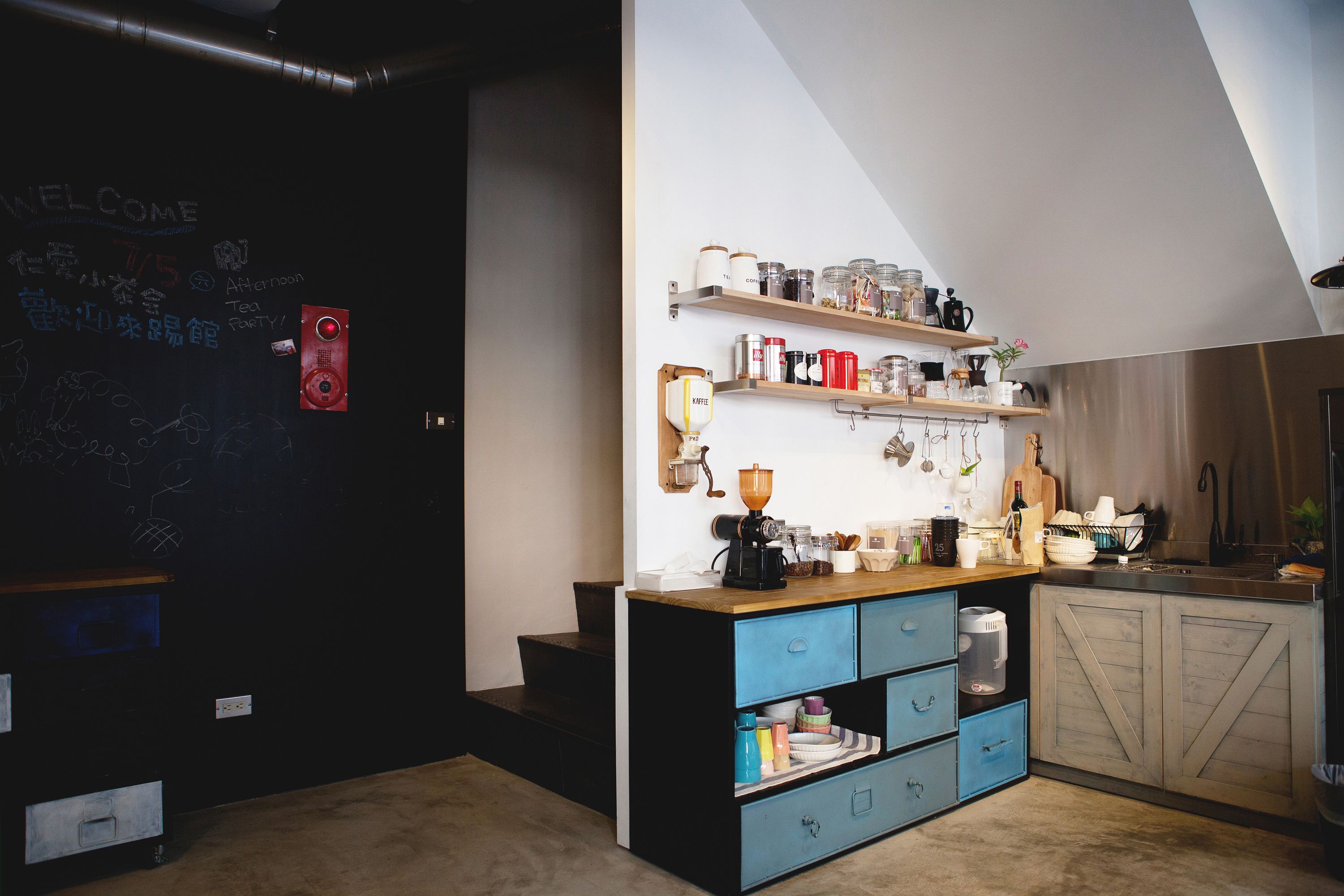 Área de estar no saguão