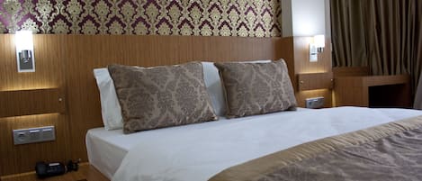 Sängtillbehör av högsta kvalitet och minibar