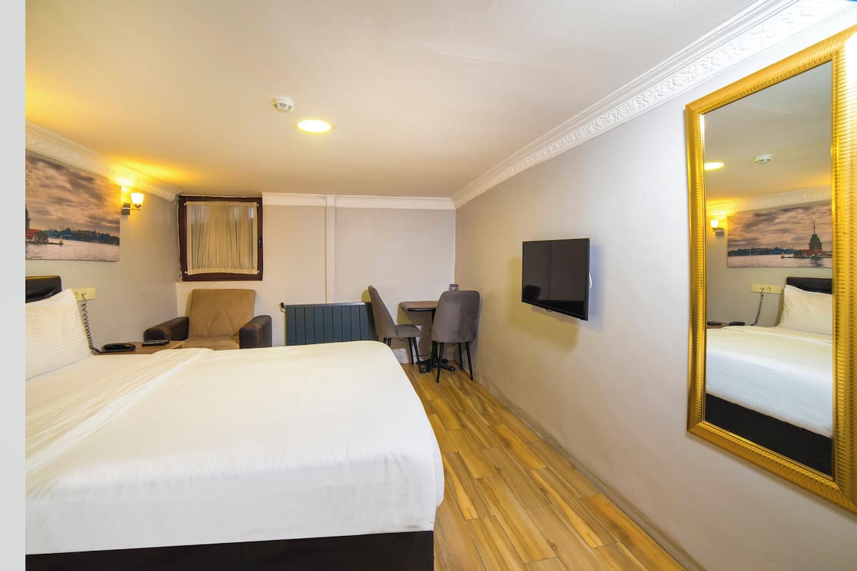 Economy Double Room Basement Floor | Premium bedding, down comforters, Select Comfort beds, minibar
