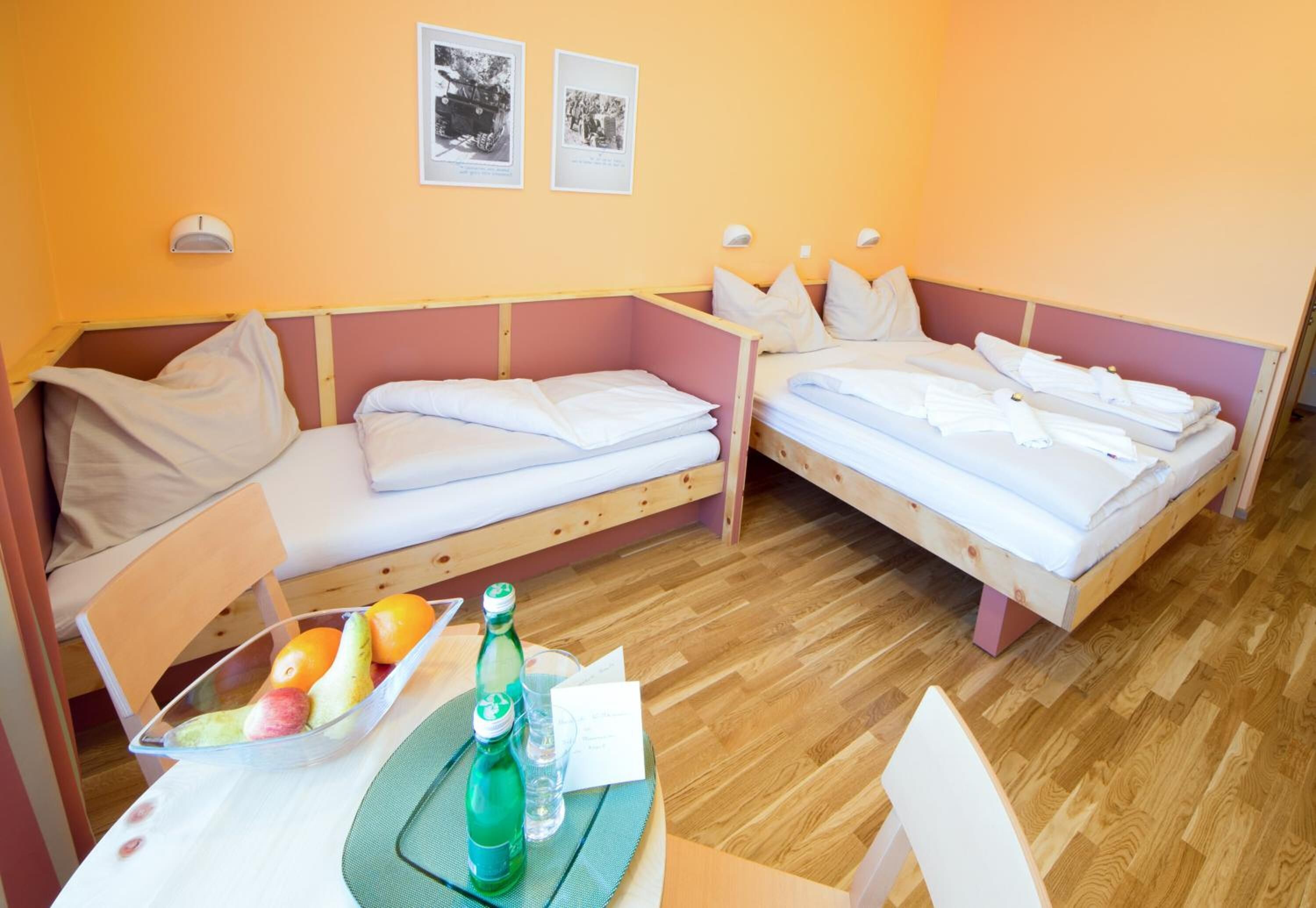 five-bed room | in-room safe, desk, blackout curtains, free wifi