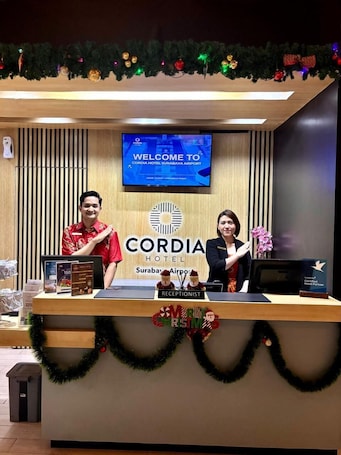 Reception. Cordia Hotel Surabaya Airport
