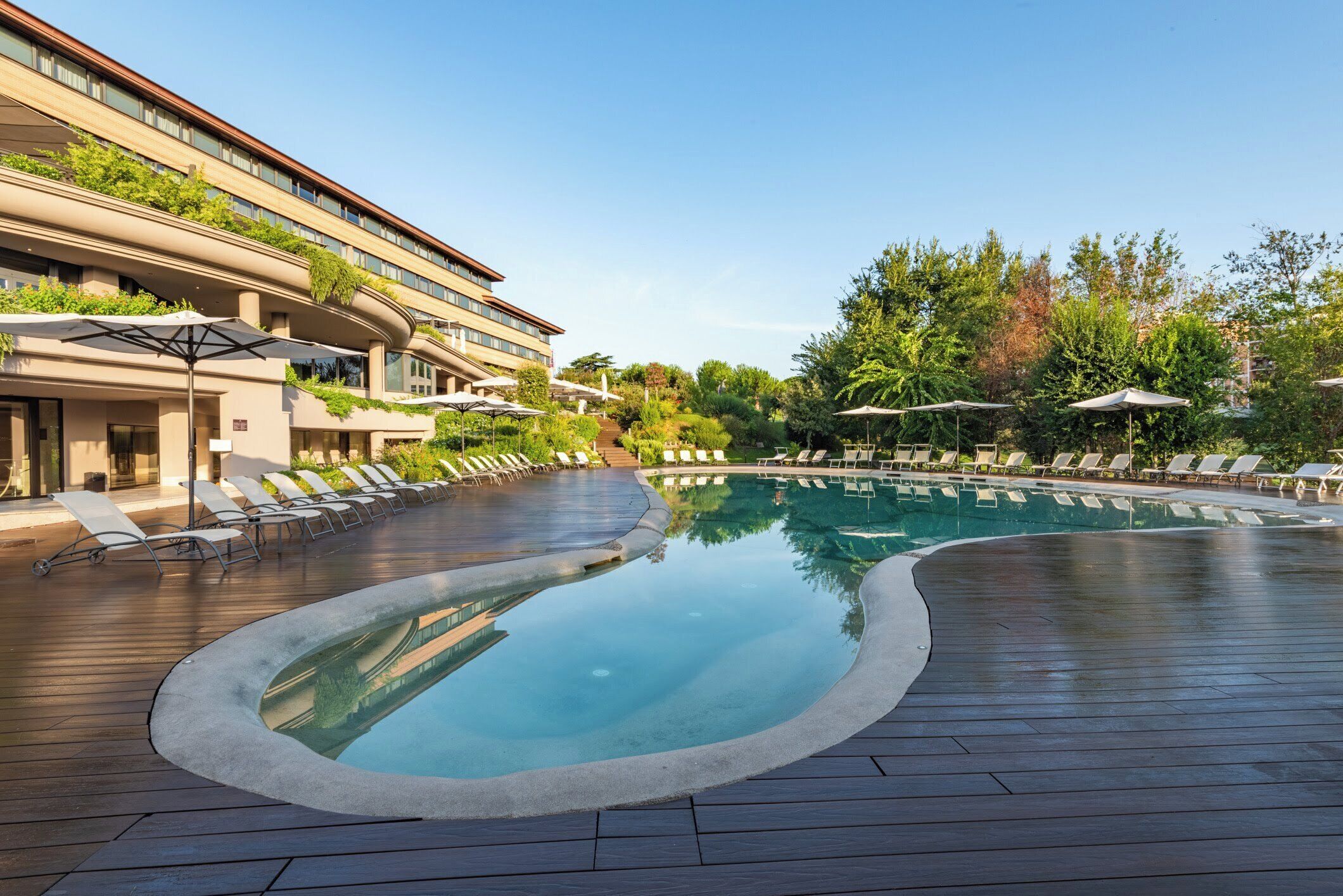Alberca al aire libre por temporada 