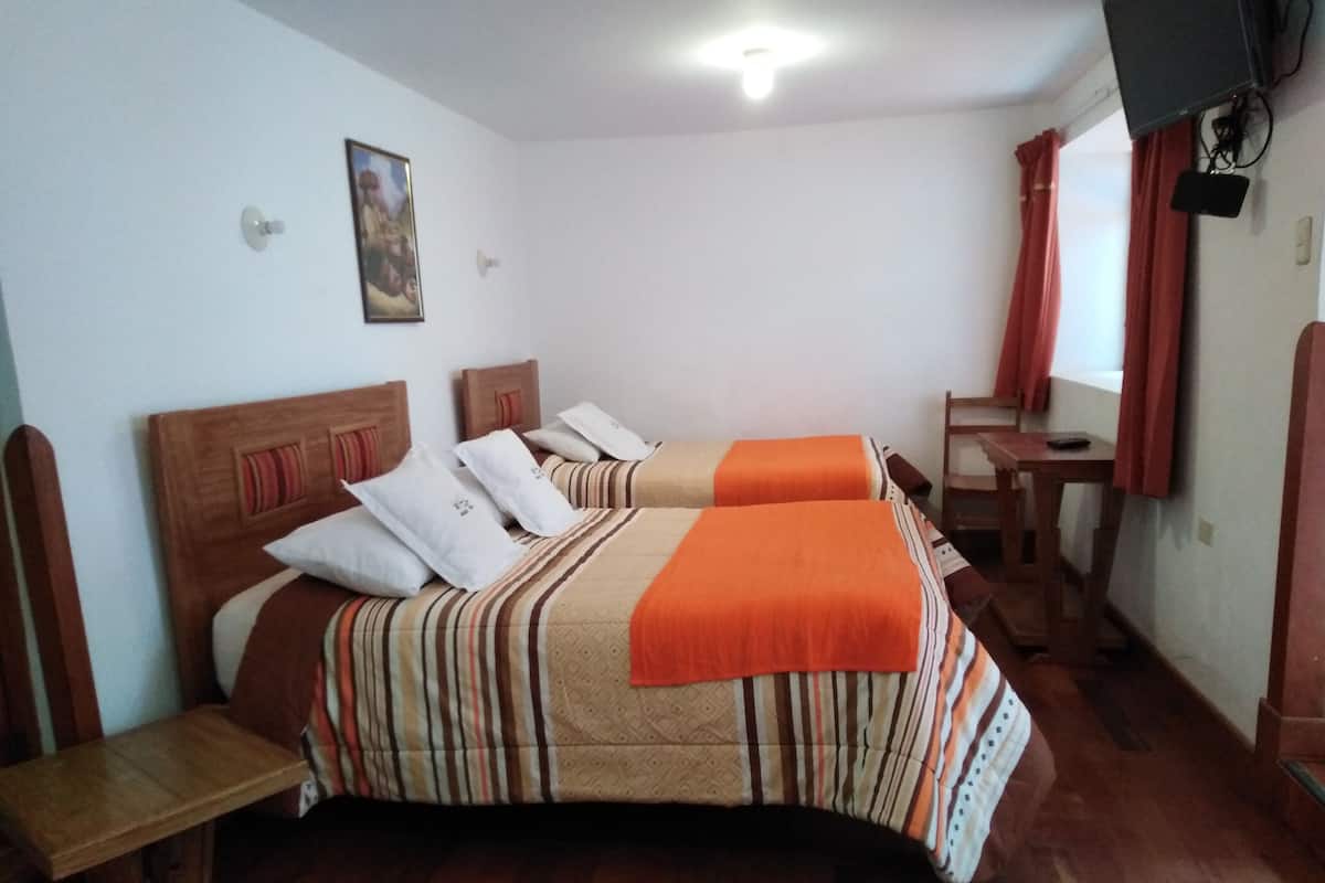 Pillow-top beds, in-room safe, desk, rollaway beds