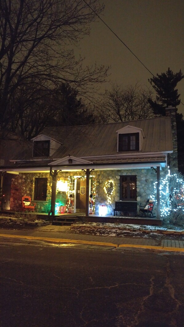 Front of property – evening/night