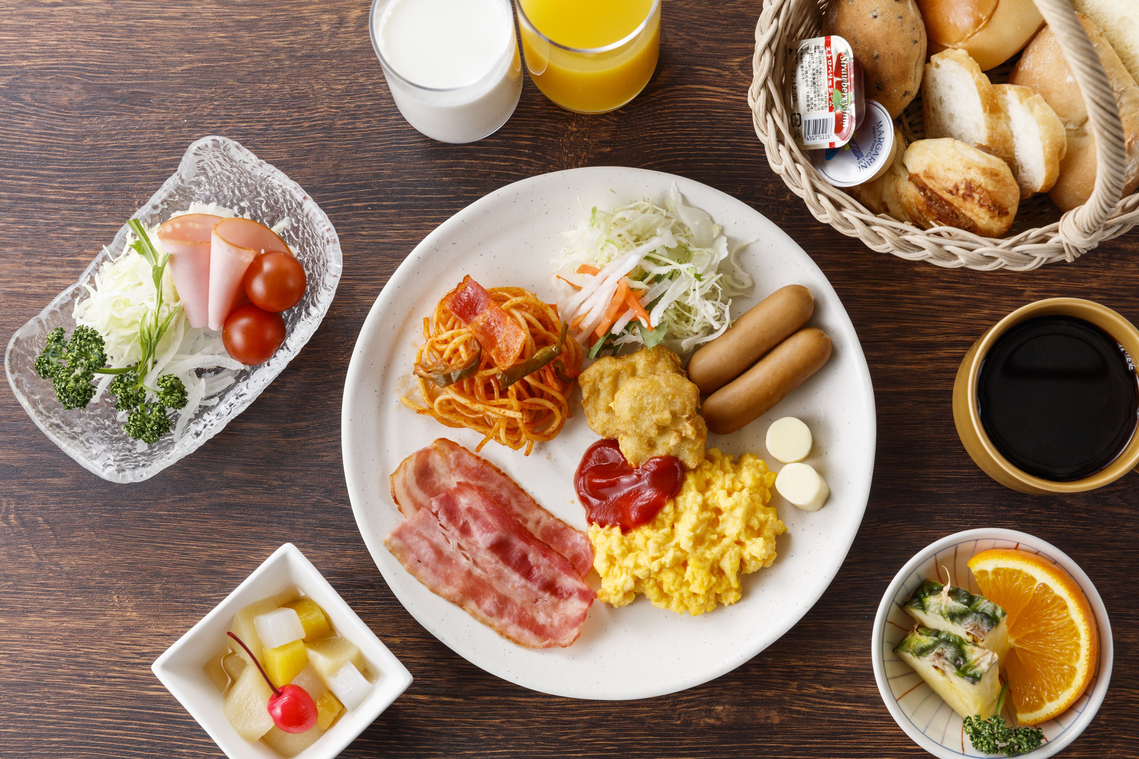 朝食ビュッフェ